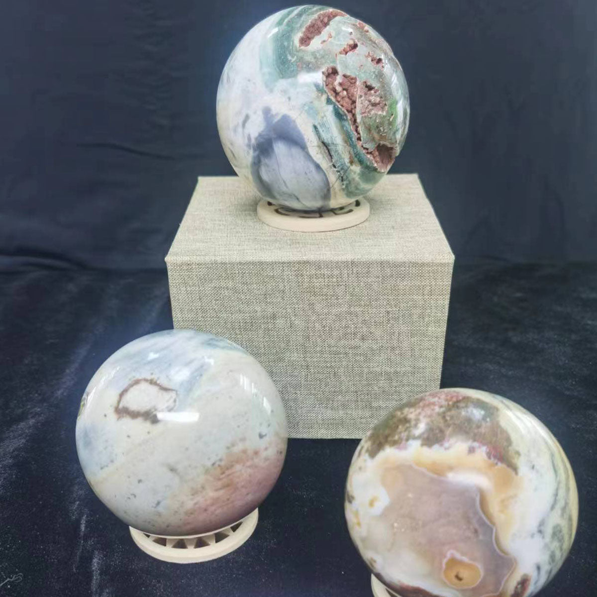 Ocean Jasper Sphere